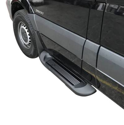 Black Horse Off Road - Transporter Running Boards Black For 2015-2026 Chevrolet Colorado|2015-2026 Chevrolet Colorado|2015-2026 GMC Canyon|2015-2026 GMC Canyon | Black Horse Off Road