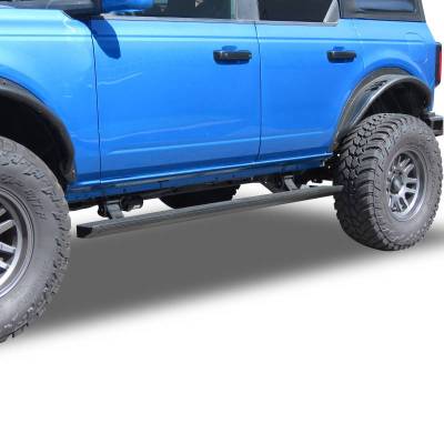 Elite Retractable Power Board Black For 2021-2026 Ford Bronco | Black Horse Off Road