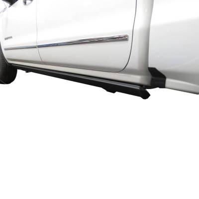 Black Horse Off Road - ELITE Retractable Power Board-Black-2014-2026 Silverado/Sierra 1500(Crew Cab)|2015-2026 Silverado/Sierra 2500-3500(Crew Cab)|2019-2021 Silverado and Sierra Limited(Crew Cab)|Black Horse Off Road