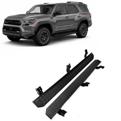 Black Horse Off Road - OEM Replica Running Boards Silver For 2025-2027 Toyota 4Runner | Black Horse Off Road