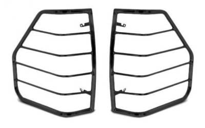 Black Horse Off Road - Tail Light Guards-Black-1999-2026 Escalade/1988-2026 K5 Blazer-Chevy Pickup-ck/1992-2026 Suburban 1500-Yukon/1995-2026 Chevrolet Tahoe|Black Horse Off Road