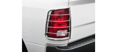 Black Horse Off Road - Tail Light Guards-Stainless Steel-2009-2026 Ram 1500/2019-2026 Ram 1500 Classic/2010-2026 Dodge Ram 2500-3500|Black Horse Off Road