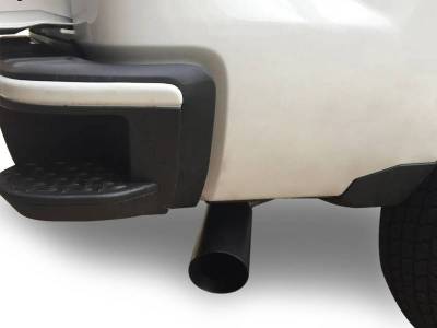 Black Horse Off Road - Muffler Tip-Black-All Cars, Trucks and SUVs( 3" inlet,4" outlet and 10" Length)|Black Horse Off Road