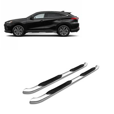 Black Horse Off Road - 3in Side Steps-Stainless Steel-2019-2026 Toyota RAV4/2021-2026 Toyota Venza|Black Horse Off Road