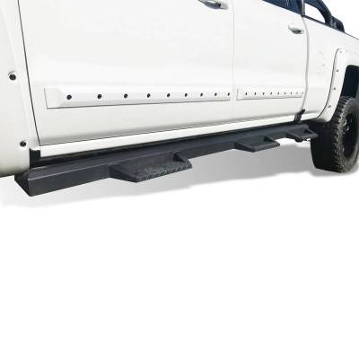 Black Horse Off Road - Superior Side Steps WTW-Black-2015-2026 Ford F-150|Black Horse Off Road
