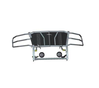 Black Horse Off Road - Rugged Heavy Duty Grille Guard Kit-Black-2015-2020 Chevrolet Tahoe-Chevrolet Suburban|Black Horse Off Road