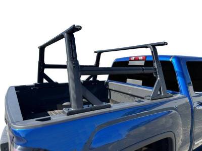Black Horse Off Road - Spike Adjustable Bed Rack-Black-Universal|Black Horse Off Road