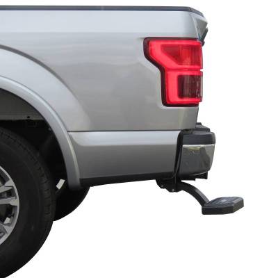 Black Horse Off Road - Retractable Truck Bed Corner Step-Black-2015-2020 Ford F-150|Black Horse Off Road