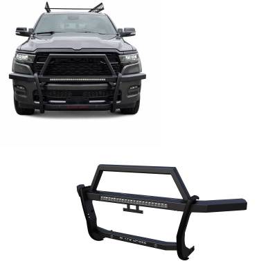Black Horse Off Road - Rambler Grille Guard Kit-Black-2019-2025 Ram 1500|Black Horse Off Road