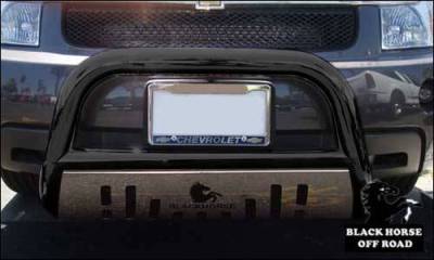 Black Horse Off Road - A | Bull Bar | Black | Stainless Steel Skid Plate | CBBS-GMC3105SP - Image 5