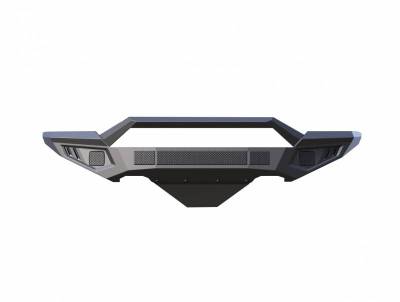 Black Horse Off Road - B | Armour II Heavy Duty Front Bumper | Black | Full Set (Bumper- Bull nose - Skid Plate) | AFB-CO20 - Image 2