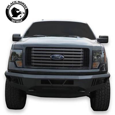 Front Bumpers - Armour Heavy Duty Front Bumper - Black Horse Off Road - B | Armour Front Bumper | Black | AFB-F109