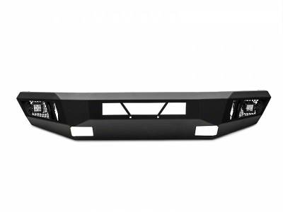 Black Horse Off Road - B | Armour Front Bumper Kit | Black | With LED Lights (1x 20in light bar, 2x pair LED cube) | AFB-F109-KIT - Image 3