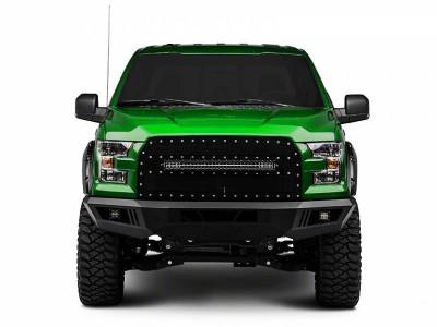 Front Bumpers - Armour Heavy Duty Front Bumper - Black Horse Off Road - B | Armour Front Bumper | Black | AFB-F115