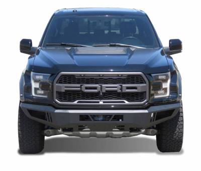 Black Horse Off Road - B | Armour Front Bumper | Black | AFB-F1RA - Image 2