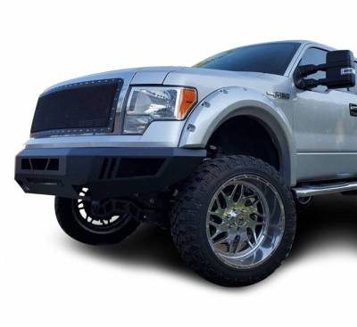 Black Horse Off Road - B | Armour Heavy Duty Front Bumper | Black | AFB-F1RA-17 - Image 3