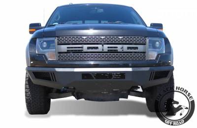 Black Horse Off Road - B | Armour Heavy Duty Front Bumper | Black | AFB-F1RA-17 - Image 1