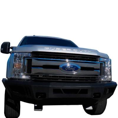 Front Bumpers - Armour Heavy Duty Front Bumper - Black Horse Off Road - B | Armour Heavy Duty Front Bumper | Black | AFB-F217