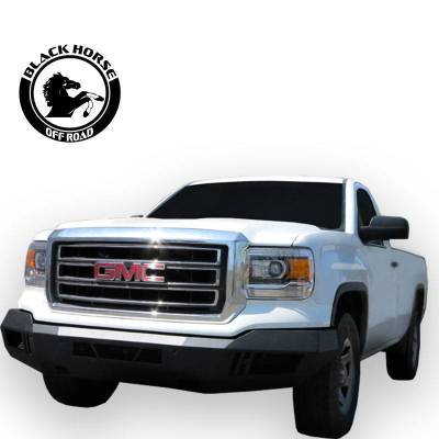 Black Horse Off Road - B | Armour Front Bumper | Black | AFB-GM14 - Image 1