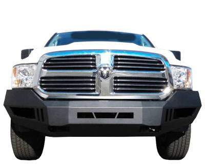 Front Bumpers - Armour Heavy Duty Front Bumper - Black Horse Off Road - B | Armour Front Bumper | Black | AFB-RA13