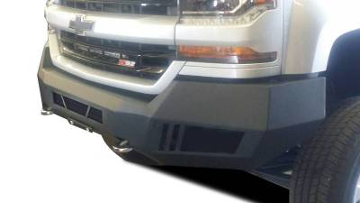 Front Bumpers - Armour Heavy Duty Front Bumper - Black Horse Off Road - B | Armour Front Bumper | Black | AFB-SI16