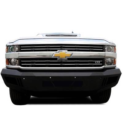 Black Horse Off Road - B | Armour Front Bumper | Black | AFB-SI25-15