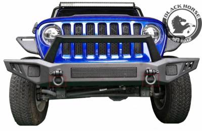 Black Horse Off Road - B | Armour Front Bumper | Black | AFB-WR20 - Image 2
