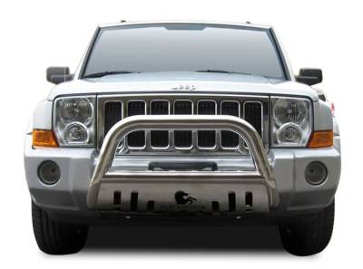 Black Horse Off Road - A | Bull Bar | Stainless Steel | Skid Plate | BB080009-SP