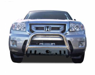 Black Horse Off Road - A | Bull Bar | Stainless Steel | Skid Plate | BBH1409-SP