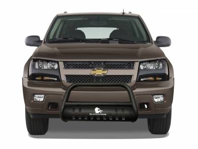 Black Horse Off Road - A | Textured Bull Bar with Skid Plate | Black | CBT-B181SP - Image 2