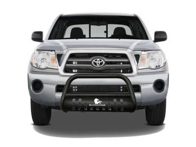 Black Horse Off Road - A | Textured Bull Bar with Skid Plate | Black | CBT-D119SP - Image 4