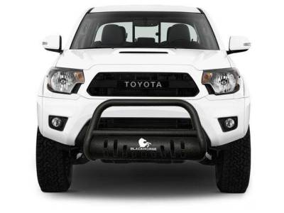 Black Horse Off Road - A | Textured Bull Bar with Skid Plate | Black | CBT-D119SP - Image 1