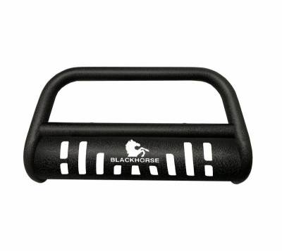 Bull Bars - Bull Bar - T - Black Horse Off Road - A | Textured Bull Bar with Skid Plate | Black | CBT-E2011SP