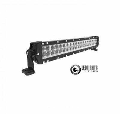Black Horse Off Road - D | Rugged Grille Guard Kit | Black | With 20in Double LED Light Bar | RU-NITI17-B-K1 - Image 5