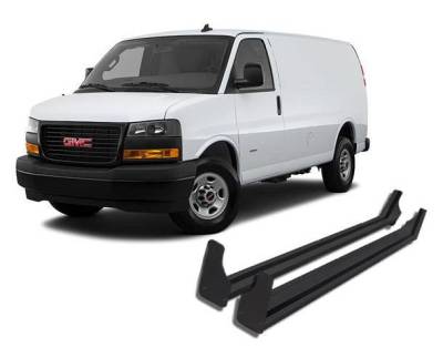 Black Horse Off Road - E | Commercial Running Boards | Black | RUN102A - Image 4