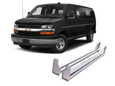 Products - Side Steps & Running Boards - Black Horse Off Road - E | Commercial Running Boards | Aluminum | RUN102SS