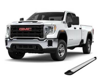Black Horse Off Road - E | Transporter Running Boards | Silver | TR-G478S - Image 1