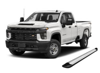 Black Horse Off Road - E | Transporter Running Boards | Silver | TR-G478S - Image 2