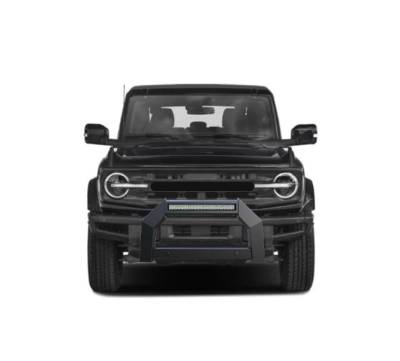 Black Horse Off Road - A | Armour Bull Bar | Matte Black | AB-F07 | With 20in LED Light Bar - Image 4