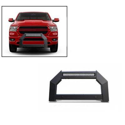 A | Armour LED Bull Bar | Matte Black | AB-DO10 | With 20in LED Light Bar
