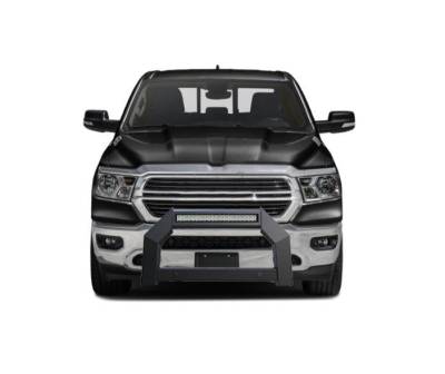 Black Horse Off Road - A | Armour LED Bull Bar | Matte Black | AB-DO11 | With 20in LED Light Bar - Image 2