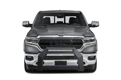 Black Horse Off Road - A | Armour LED Bull Bar | Matte Black | AB-DO11 | With 20in LED Light Bar - Image 4