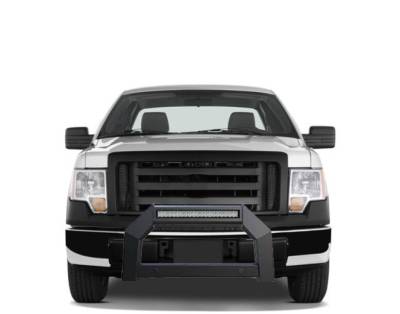Black Horse Off Road - A | Armour LED Bull Bar | Matte Black | AB-FO10 | With 20in LED Light Bar - Image 2
