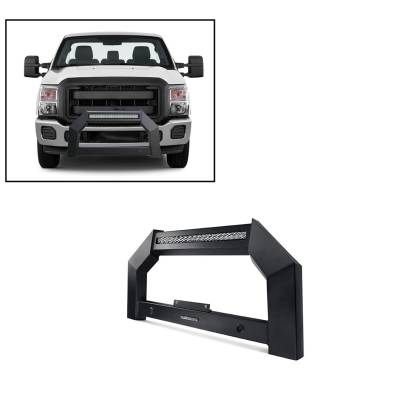 A | Armour LED Bull Bar | Matte Black | AB-FO19 | With 20in LED Light Bar