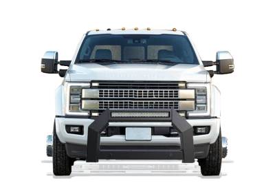 Black Horse Off Road - A | Armour LED Bull Bar | Matte Black | AB-FO20 | With 20in LED Light Bar - Image 4