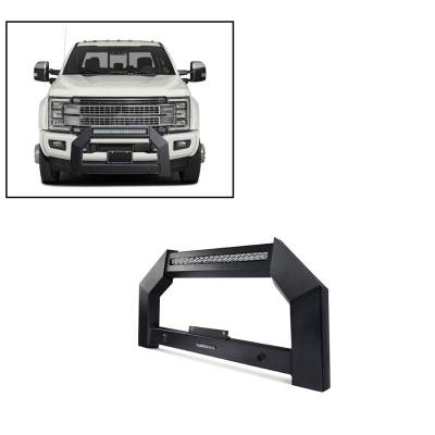 A | Armour LED Bull Bar | Matte Black | AB-FO20 | With 20in LED Light Bar