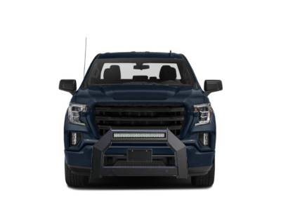 Black Horse Off Road - A | Armour LED Bull Bar | Matte Black | AB-GM11 | With 20in LED Light Bar - Image 4