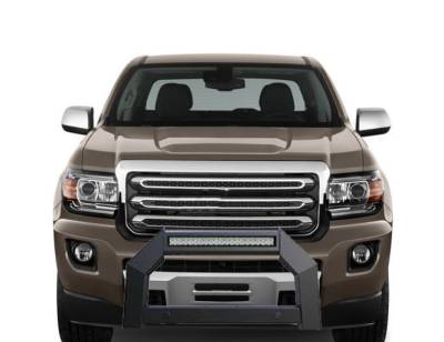 Black Horse Off Road - A | Armour LED Bull Bar | Matte Black | AB-GM20 | With 20in LED Light Bar - Image 2