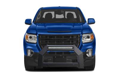 Black Horse Off Road - A | Armour LED Bull Bar | Matte Black | AB-GM20 | With 20in LED Light Bar - Image 4