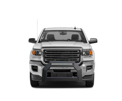 Black Horse Off Road - A | Armour LED Bull Bar | Matte Black | AB-GM26 | With 20in LED Light Bar - Image 5